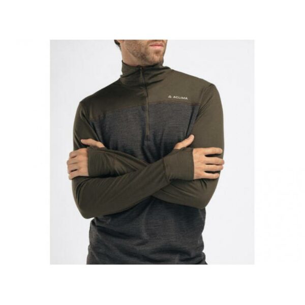 Aclima Lightwool 180 Polo W- Zip M´S 109521 Røros Sport 2