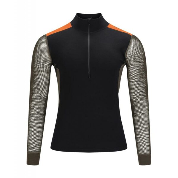 Aclima Woolnet Hybrid Mockneck M´S 103279 Røros Sport 1